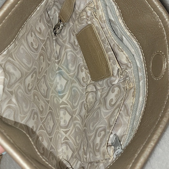 Brighton Neutral Tone Beige Brown Purse - Picture 8 of 11